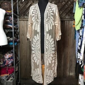 🦋 Rebellion Embroidered Kimono